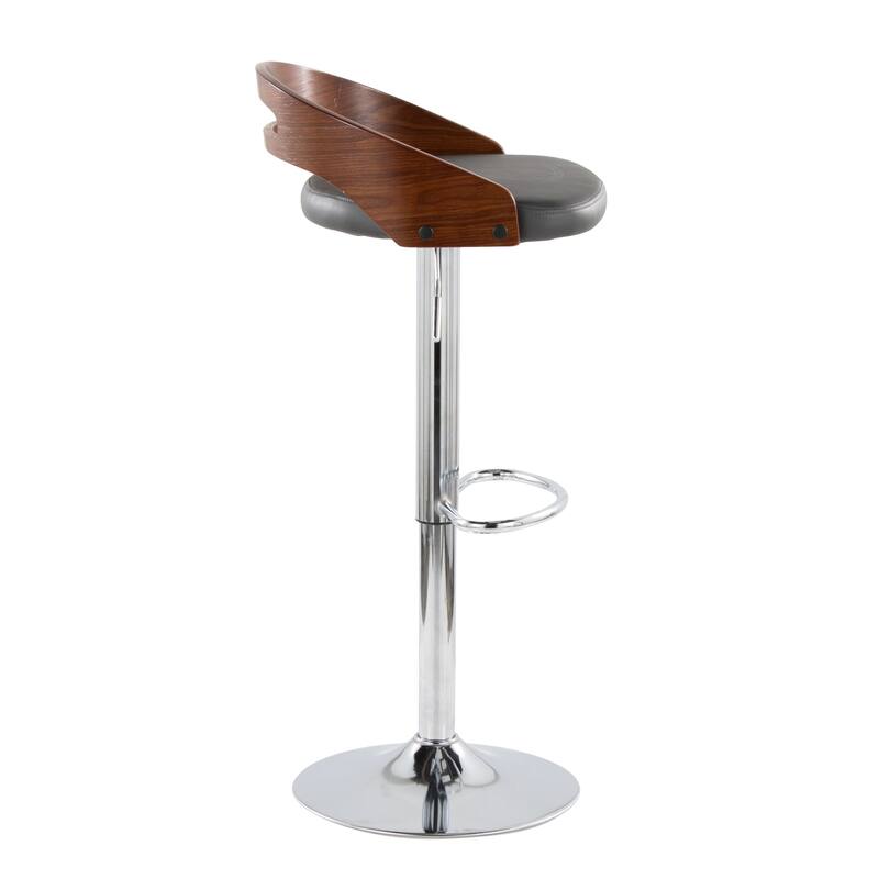 Carson Carrington Simon Adjustable Bar Stool with Oval Footrest (Set of 2)