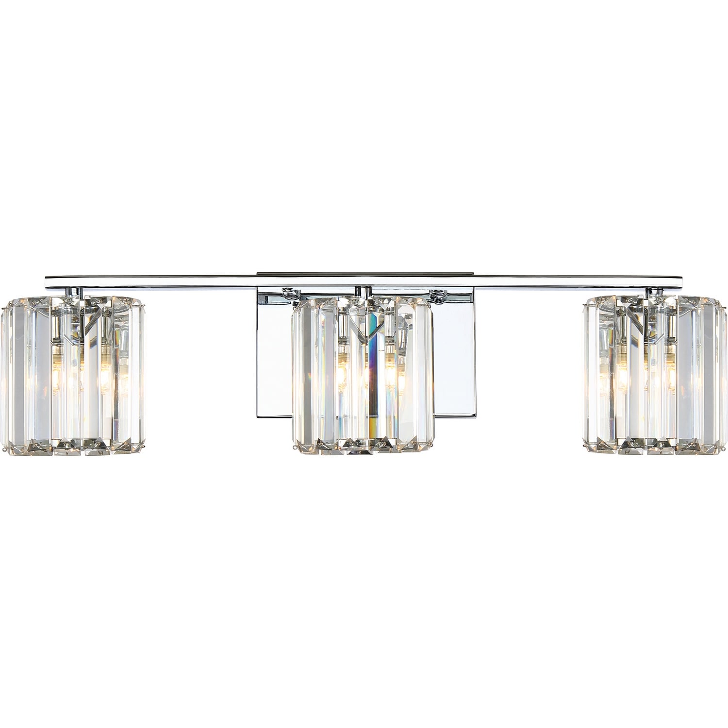 Divine 3-Light Bathroom Vanity Light in Polished Chrome