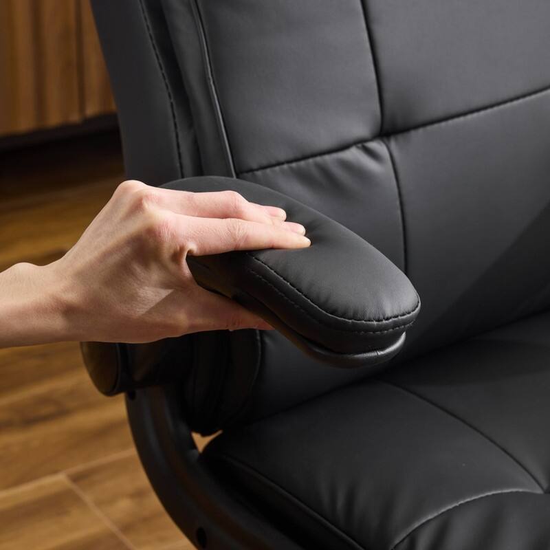 25.6 Inch Adjustable Armrest Dual Purpose Leg Swivel Office Chair With Spikes