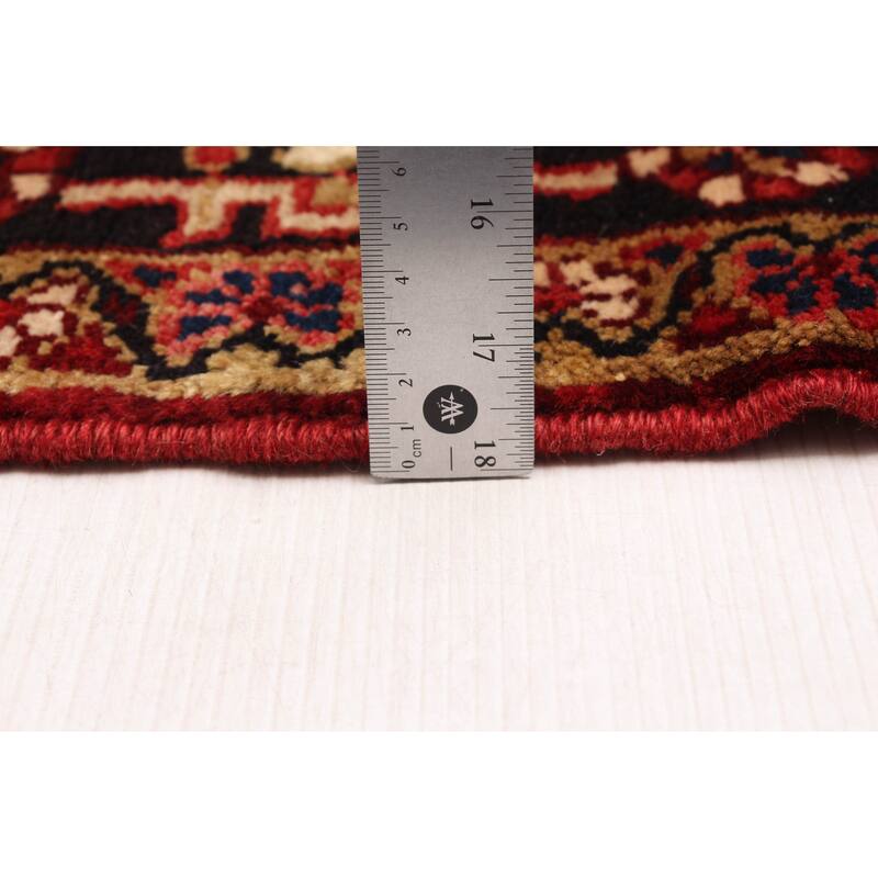 ECARPETGALLERY Hand-knotted Sarabi Dark Red Wool Rug - 9'9 x 12'2