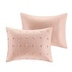 preview thumbnail 64 of 137, Intelligent Design Brooklyn Cotton Jacquard Duvet Cover Set with Euro Shams and Throw Pillows