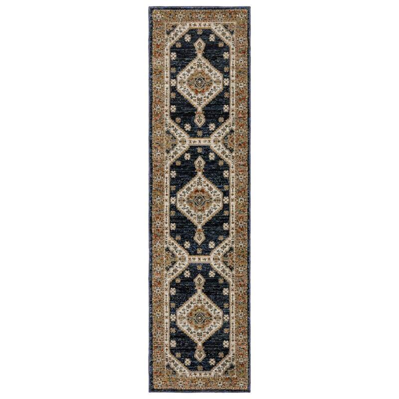 HomeRootsMedallion Bohemian Rectangle Area Rug