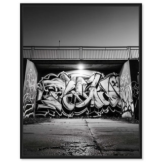 Graffiti Street Canvas Black And White Urban Photography By Notoriart ...