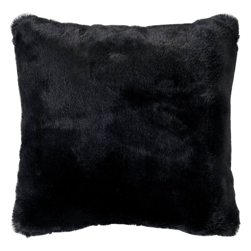 Faux Rabbit Collection Solid Square Pillow - (20" x 20")