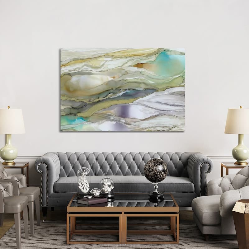 iCanvas "Marbled Glass III" by Carol Robinson Canvas Print