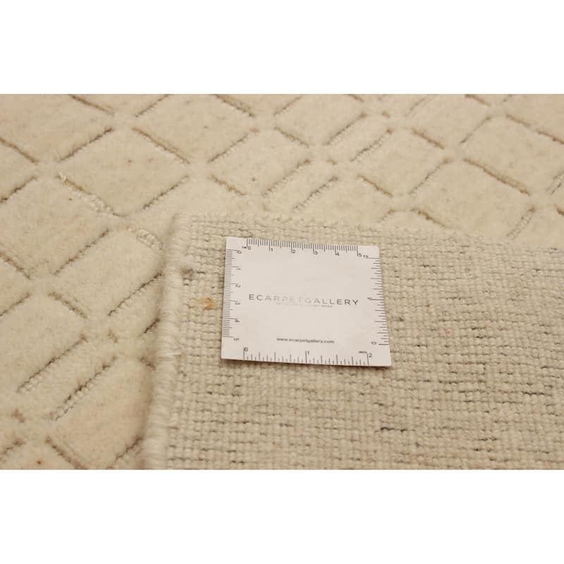 Kashkuli Gabbeh Cream Rug 5'4" x 7'7" - 5'4 x 7'7