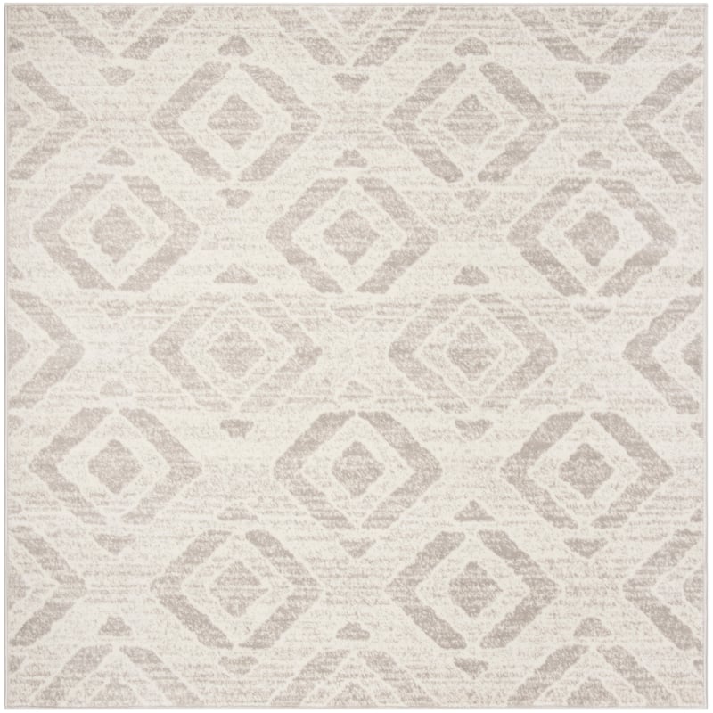 SAFAVIEH Skyler Katy Modern Rug - 6'7" Square - Ivory/Grey