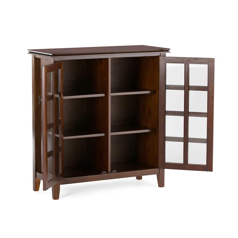 WYNDENHALL Stratford Solid Wood Transitional Medium Storage Cabinet - 38"w x 16.1"d x 40.6" h