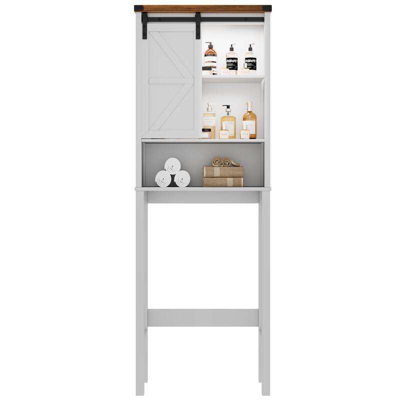 Freestanding Over The Toilet Storage