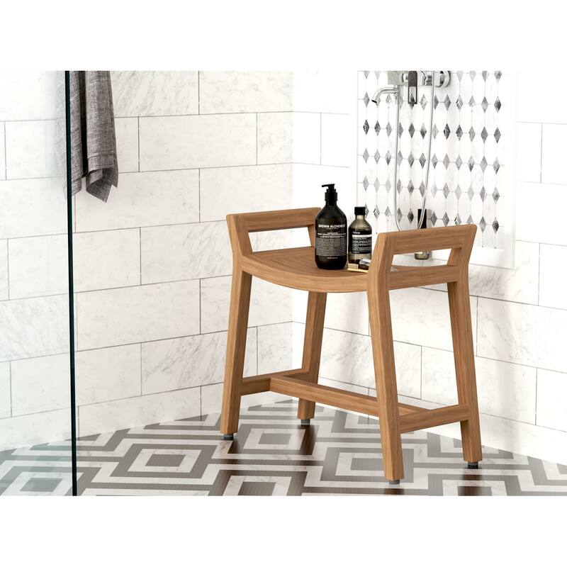Patented Asia Ascend Teak Shower Bench