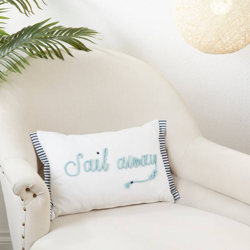 Sail Away Splendor Throw Pillow