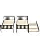 preview thumbnail 12 of 36, Twin/Full Size Bunk Bed with Trundle, Convertible to 2 Platform Bed