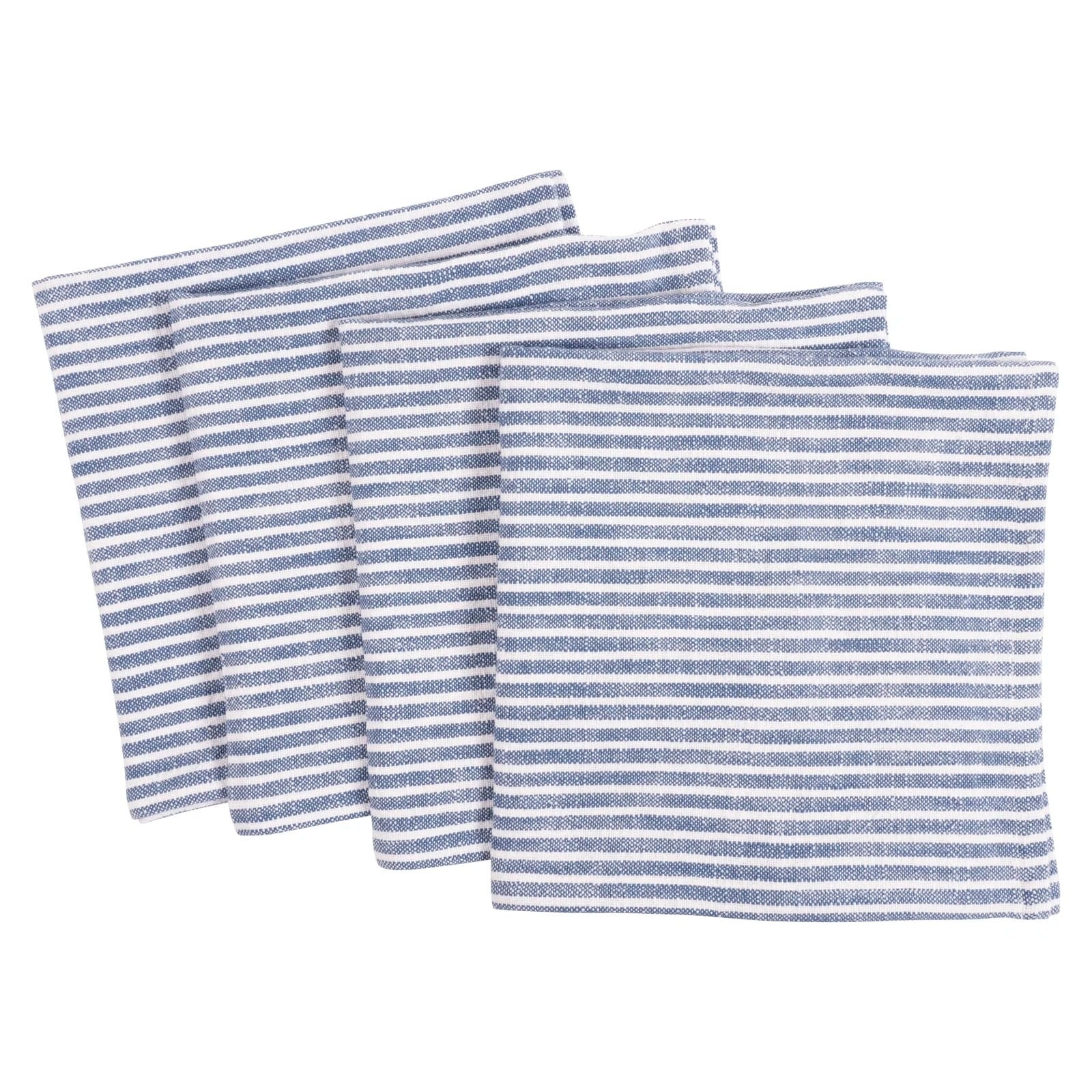 KAF Home Classic Farmhouse Stripe Kitchen Towels, Set of 12