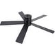 preview thumbnail 31 of 36, 42"/52" Modern Black Flush Mount Ceiling Fan with LED Light and Remote