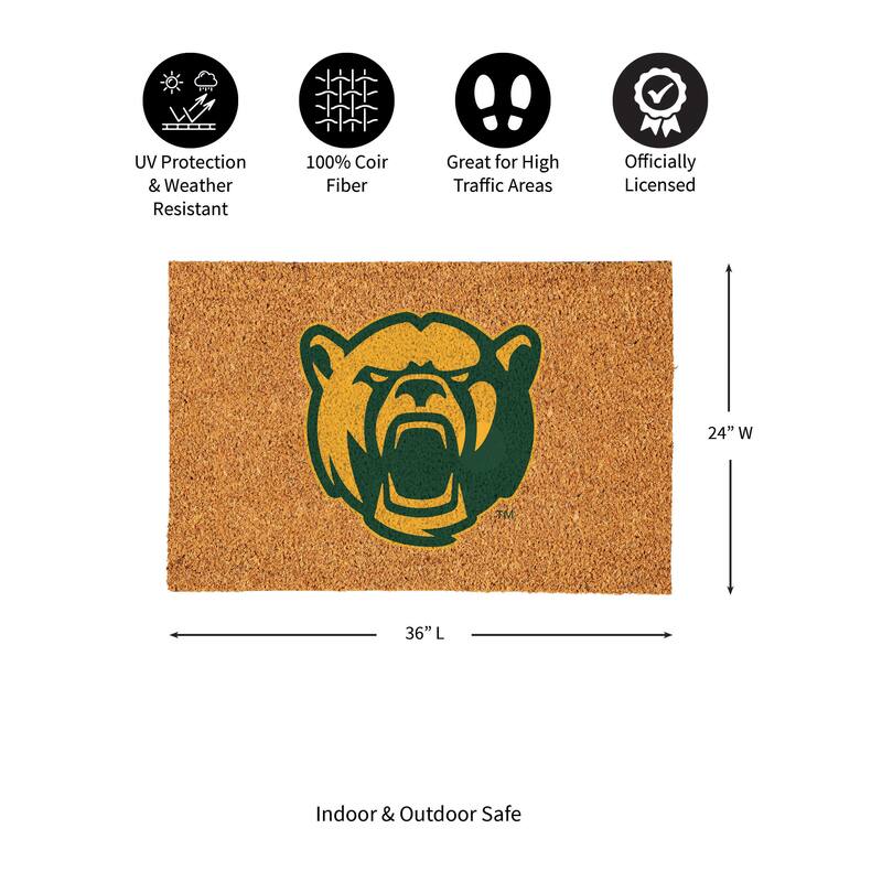 Baylor University Full Color Indoor/Outdoor Coir Mat