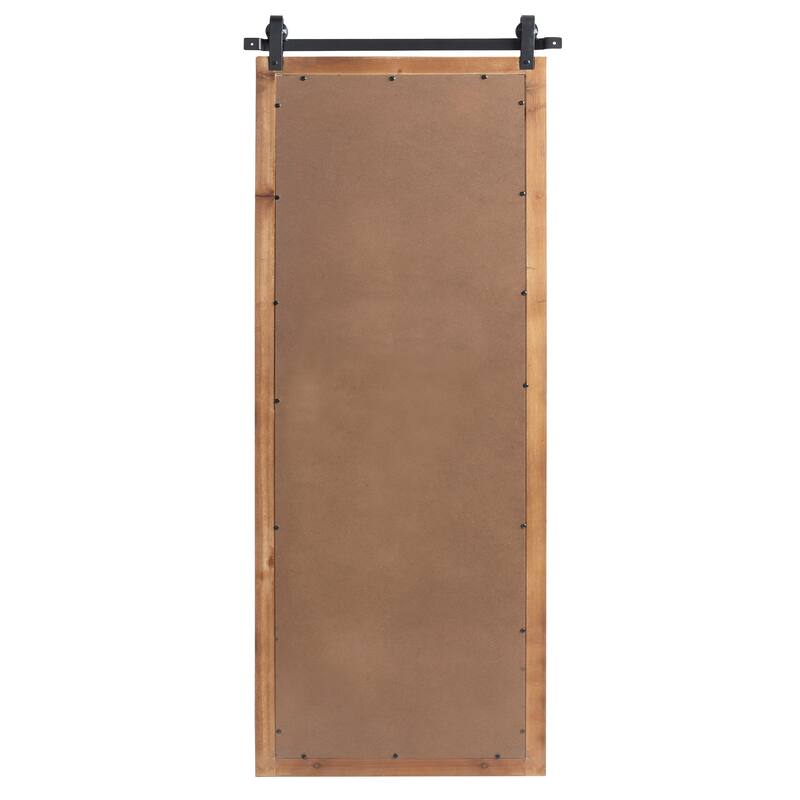 Kate and Laurel Cates Rustic Rectangular Wall Mirror