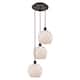 Option White Glass with White Rope / Oil Rubbed Bronze