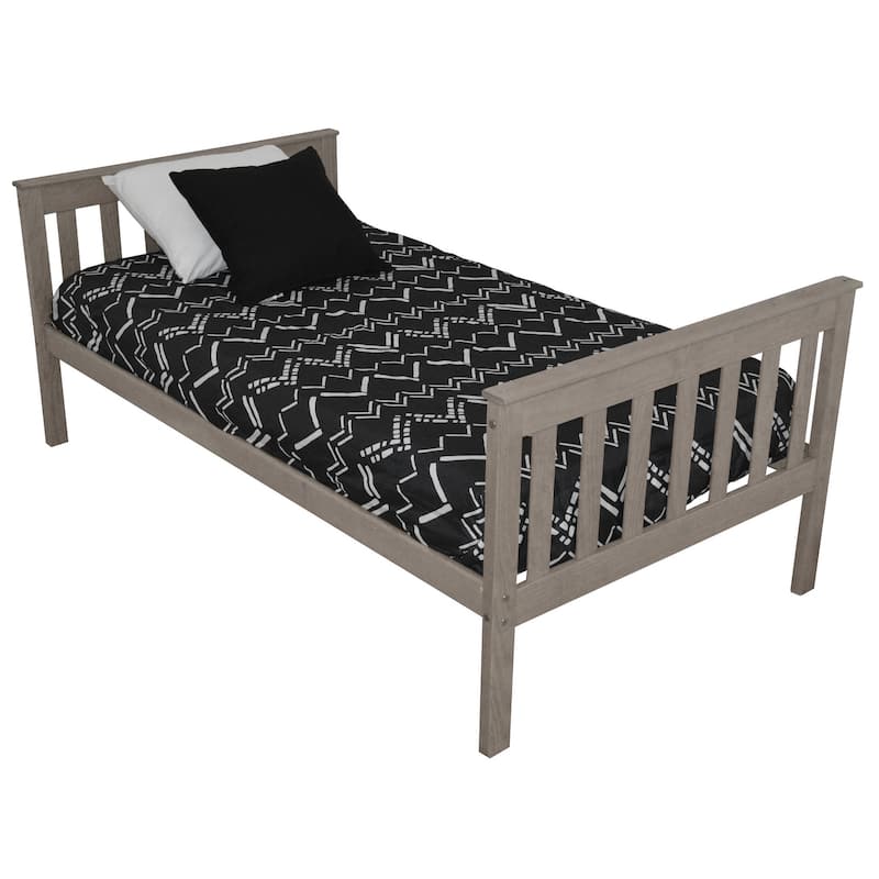 Pine Twin Mission Bed - Homestead Stain