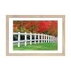 preview thumbnail 10 of 18, iCanvas "Autumn Fence" by Dennis Frates PFA Natural - 16x24x1