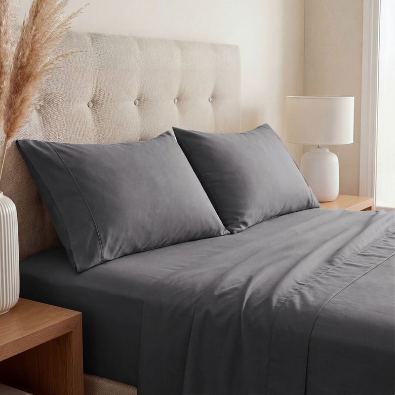 Superior 800 Thread Count Cotton Blend Sheet Set - California King - Grey