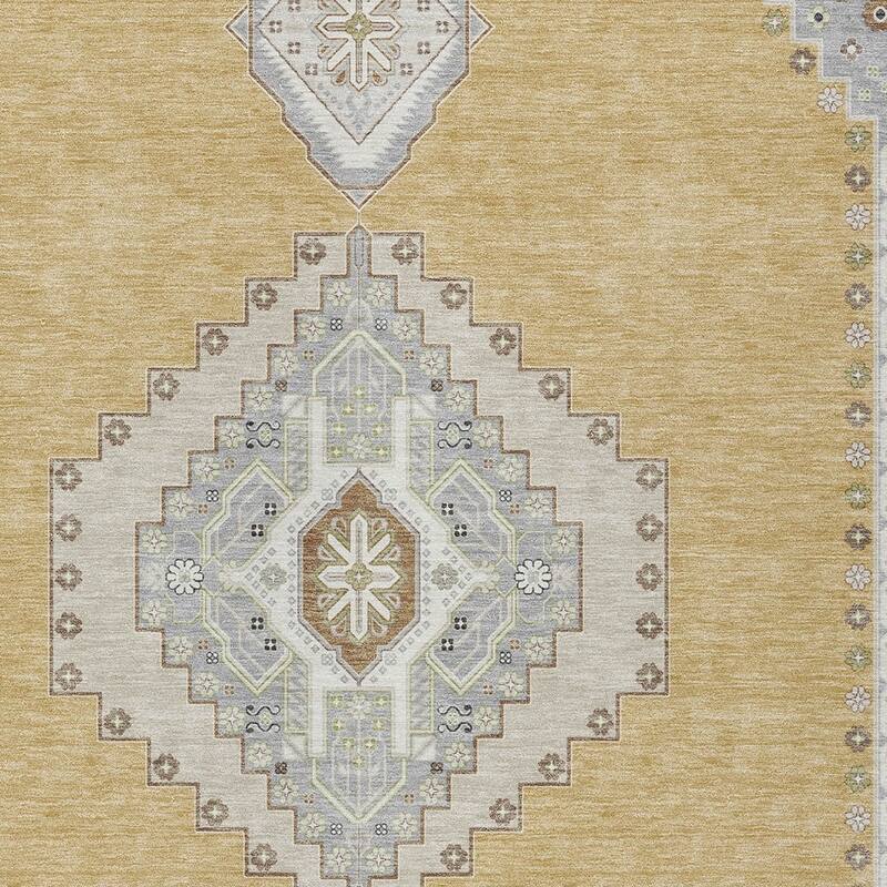 HomeRoots Oriental Traditional Rectangle Outdoor Rug
