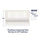 preview thumbnail 4 of 8, Wren 4-in-1 Convertible Crib -Greenguard Gold Certified White
