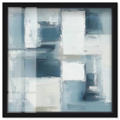 Deconstructed Blue I Shadowbox by Art Remedy