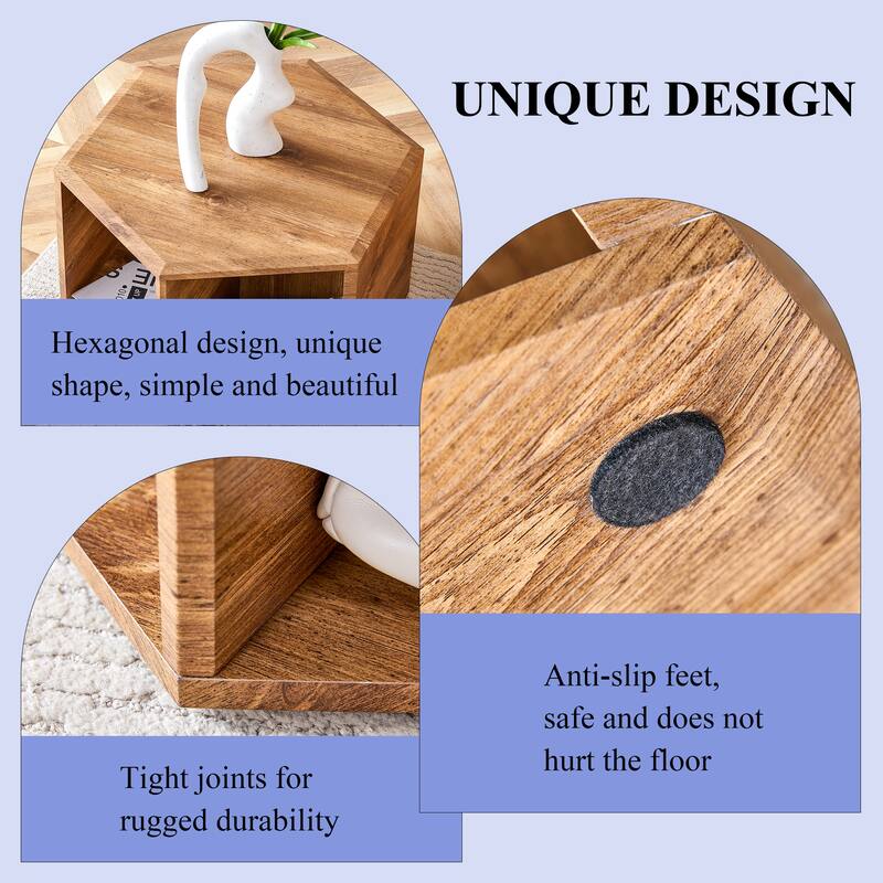 Modern Hexagonal Coffee Table