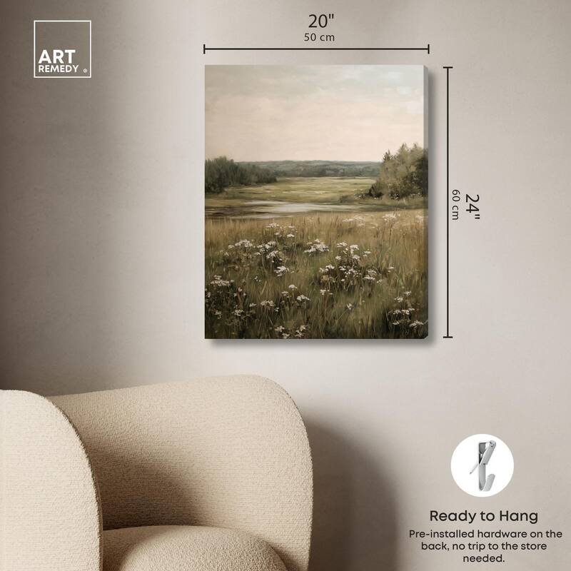 Marshland Whispers Canvas by Art Remedy, Gallery Wrapped