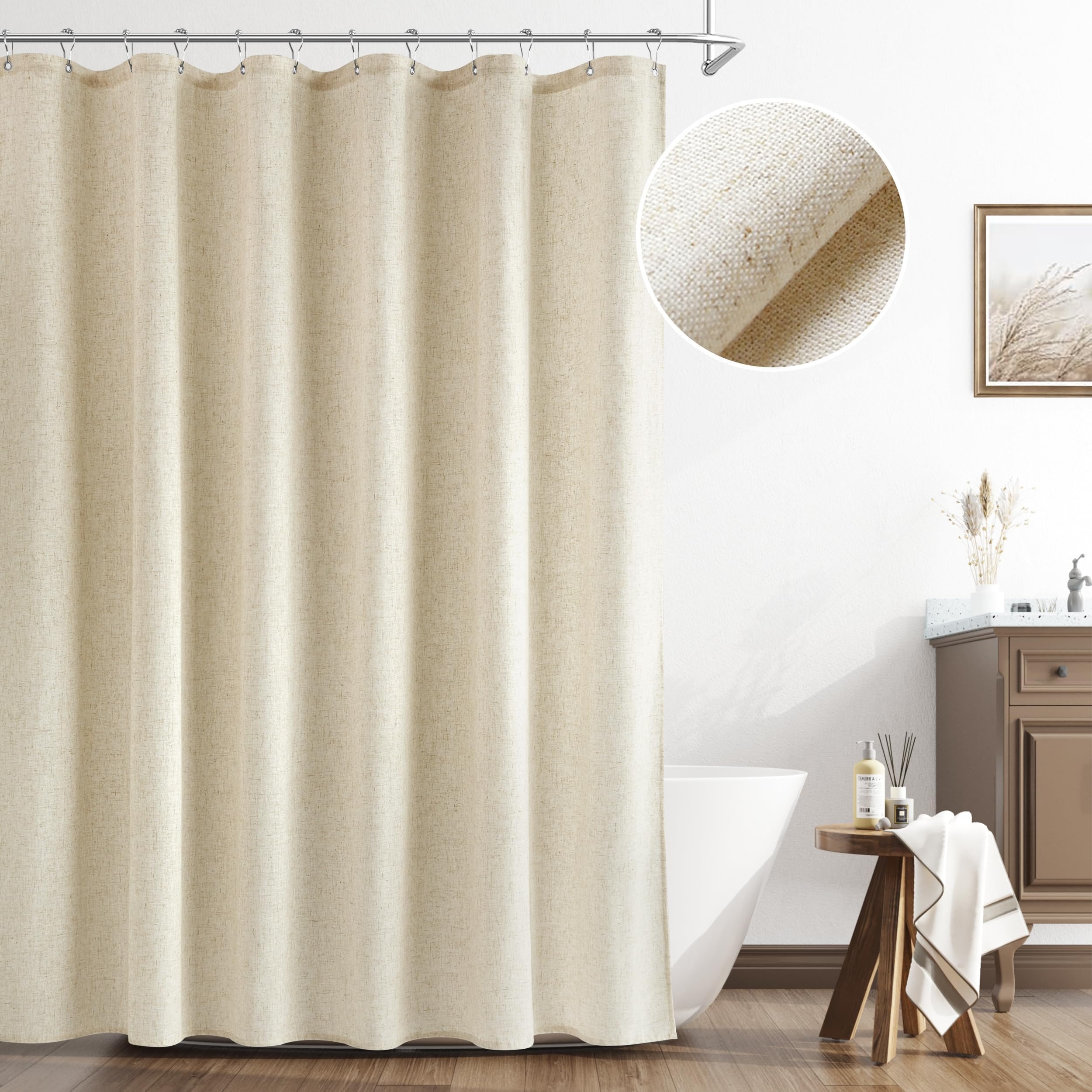 Neutral shower curtain 2025