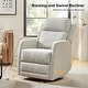 preview thumbnail 13 of 53, Diana Modern Polyester 360-degree Swivel Rocker Recliner by HULALA HOME