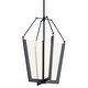 preview thumbnail 2 of 3, Kichler Calters 19.75 inch LED Pendant with Black Finish