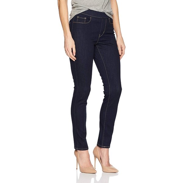 levi's pull on straight leg jeans