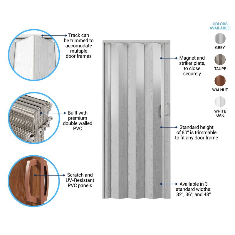 Loft Premium Double-Walled Foldable Accordion Door