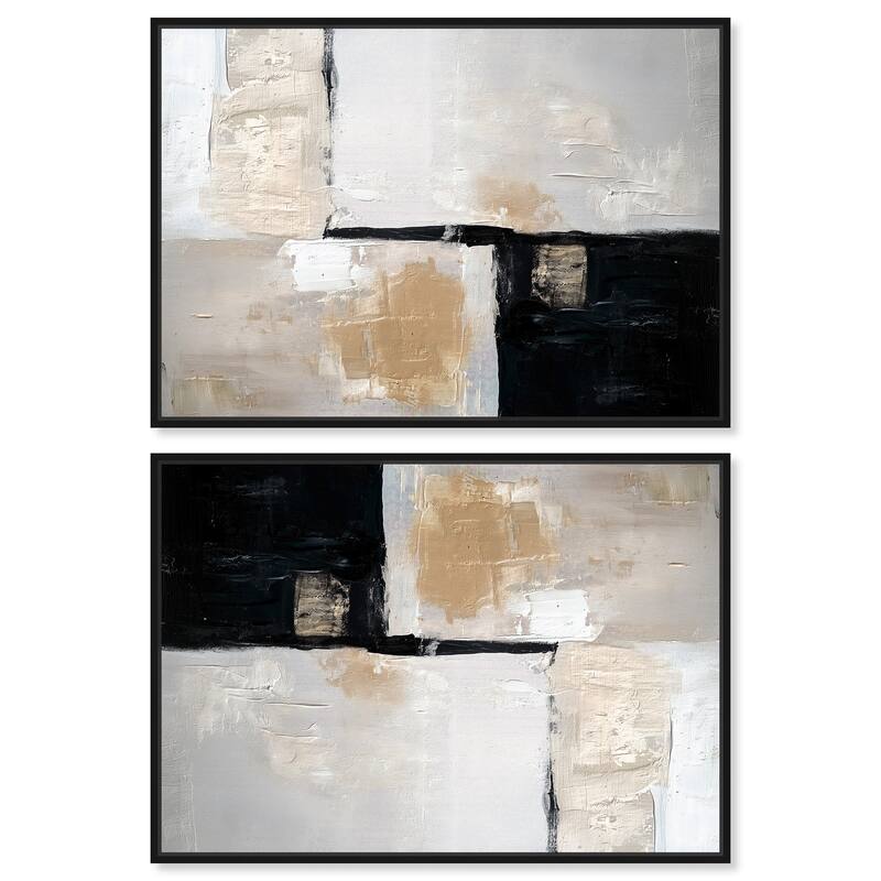 Glacial Tapestry Canvas by Art Remedy - 20" x 20" - White