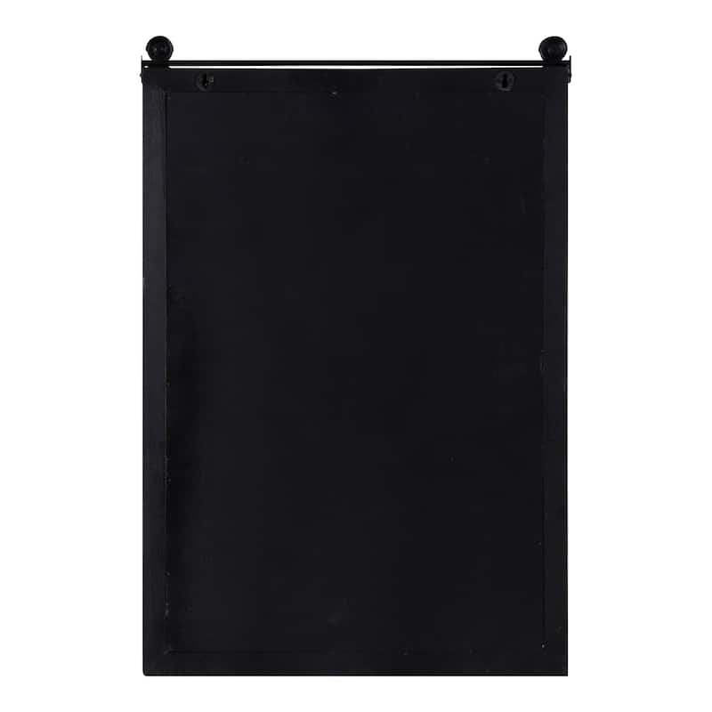 Kate and Laurel Cates Barn Door Wood Framed Magnet Board