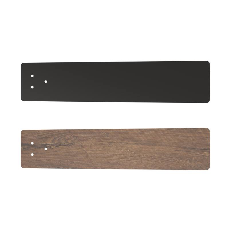 52" Reversible 5-Blade Flush Mount Ceiling Fan with LED Light and Remote