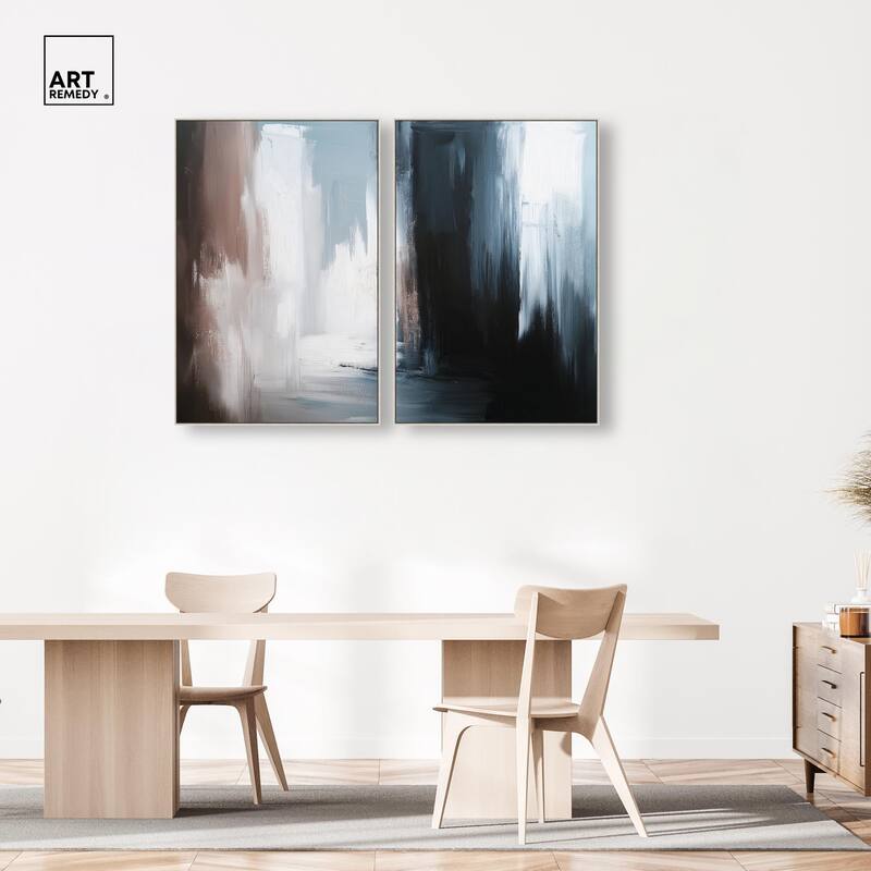 Chiaroscuro Canvas Set of 2 by Art Remedy