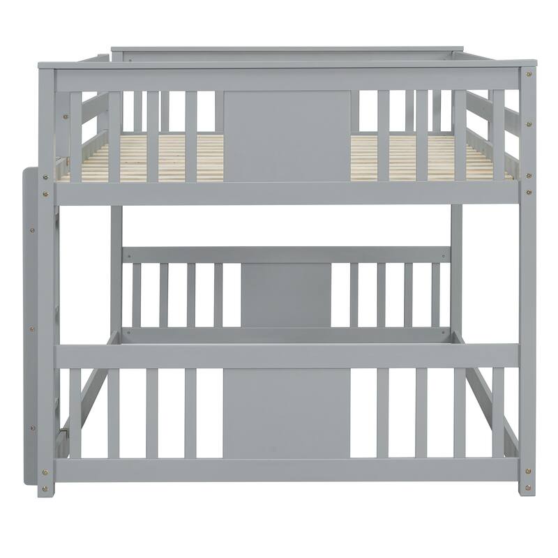 Full Over Full Bunk Bed with Ladder