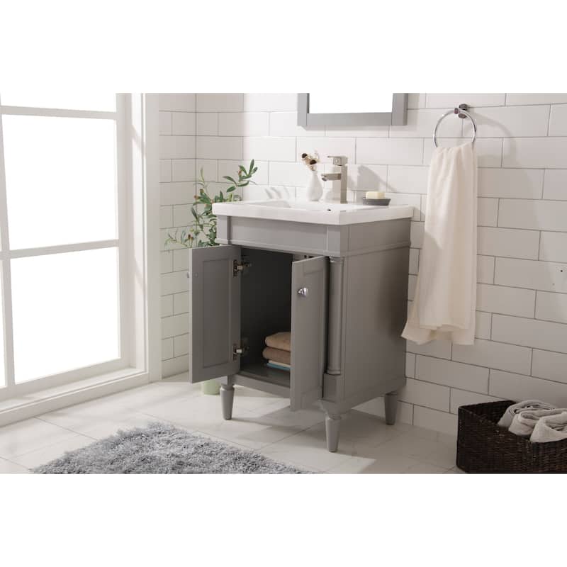 Legion Furniture 24" Gray SINK VANITY WLF9224-G