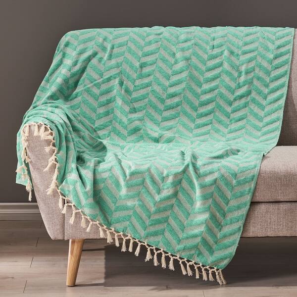 Bervy HandLoomed Throw Blanket by Christopher Knight Home Bed Bath