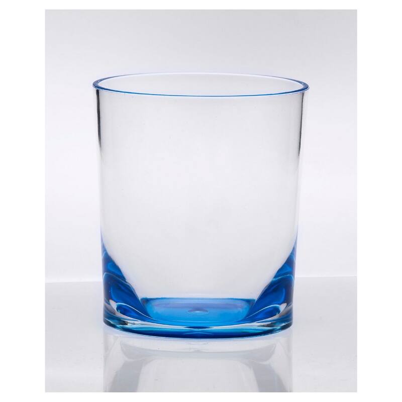 Oval Halo Acrylic Glasses Drinking Set of 4