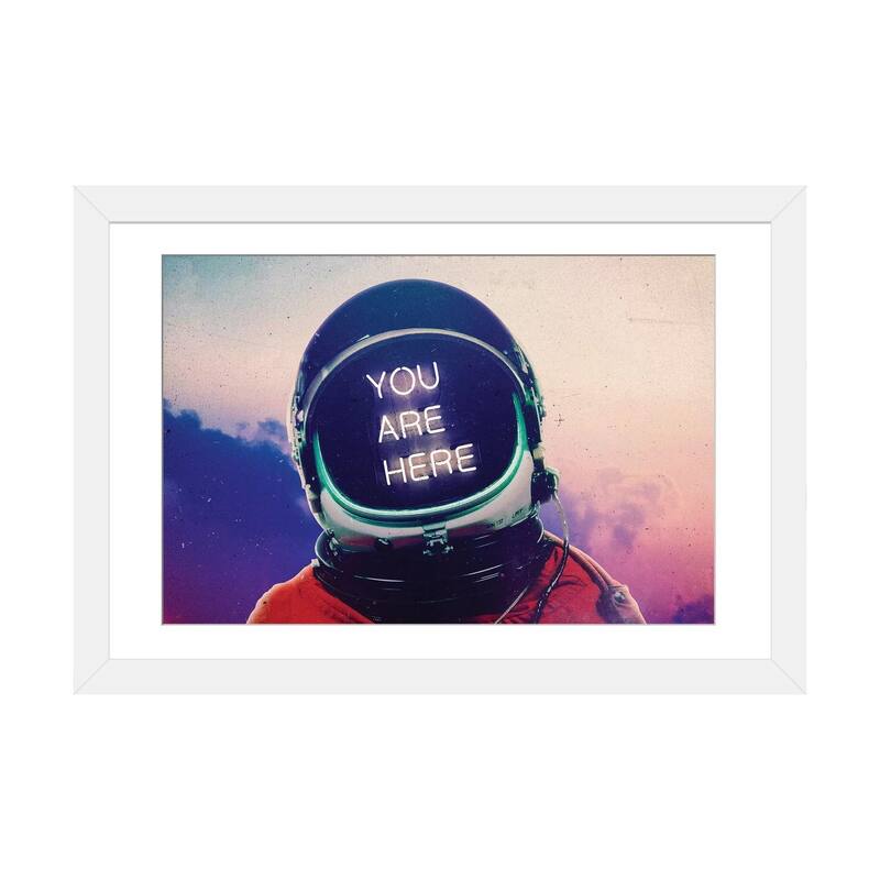 iCanvas "Where You Are" by Seamless - White - 24x32x1