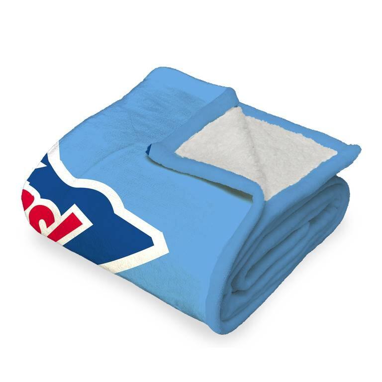 MLB CC Throwback Silk Touch Sherpa Throw Blanket