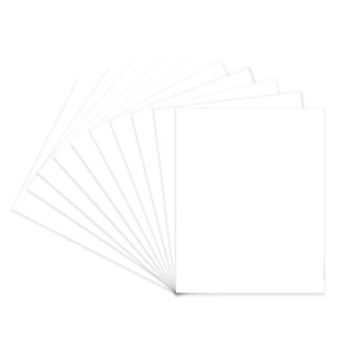 Hunter Green 20x20 White Picture Mats With White Core For 16x16