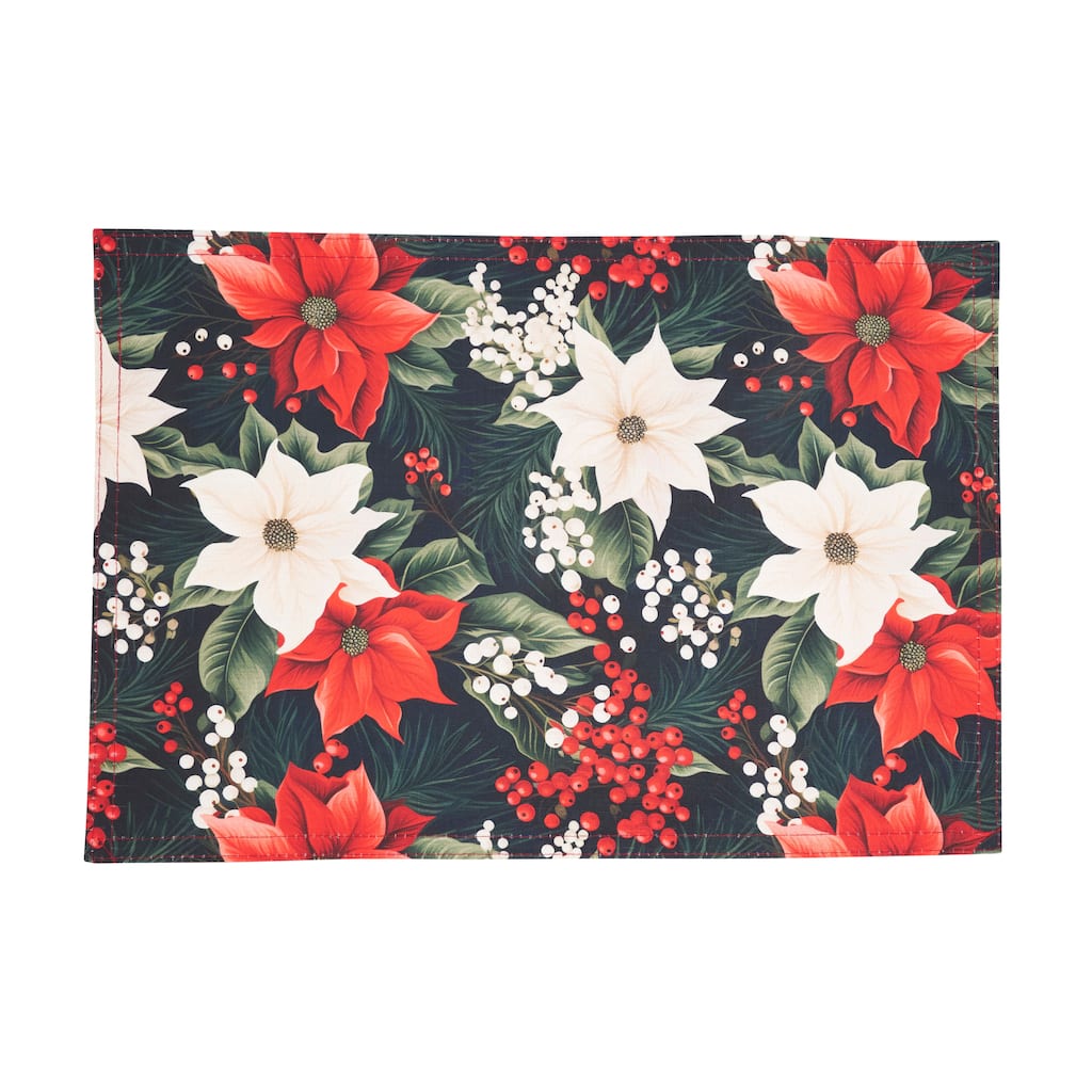Winter Bloom Placemat (Set of 4) - 13"x19"