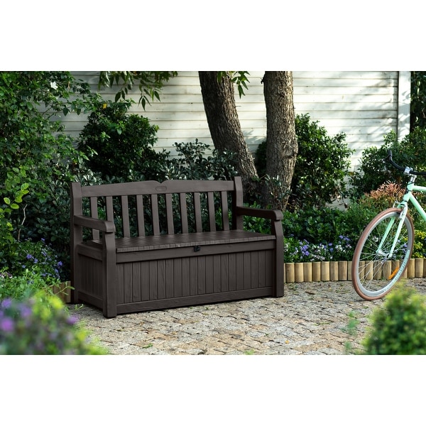 Outdoor deck box 2025 bench