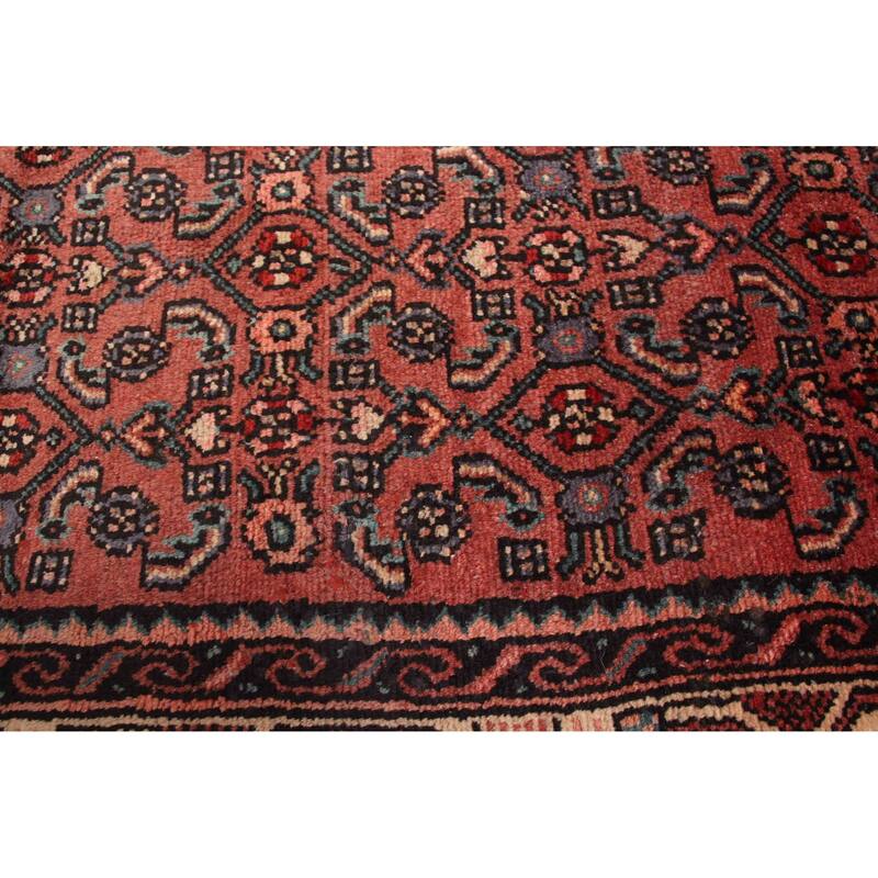 ECARPETGALLERY Hand-knotted Andelz Dark Copper Wool Rug - 2'4 x 9'8