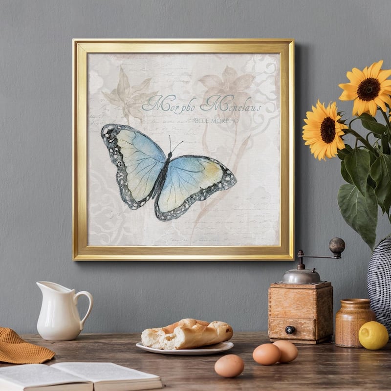 Postcard Butterfly III-Premium Framed Canvas - Ready to Hang