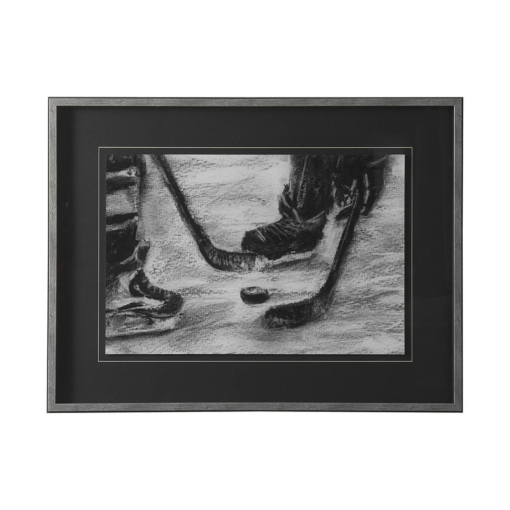 Sports Collection Hockey Framed Art Print